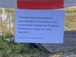 Zalzershaofbokaal wedstrijd op 3 september gaat niet door en verbod op vissen tot (voorlopig) a.s. zondag